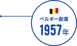 ベルギー創業1957年