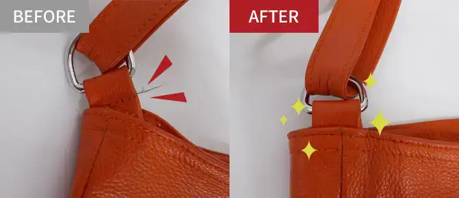 縫い目がほどけたバッグ・財布